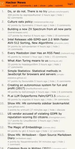 Frame #8 - news.ycombinator.com
