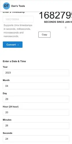 Frame #8 - www.unixtimestamp.com