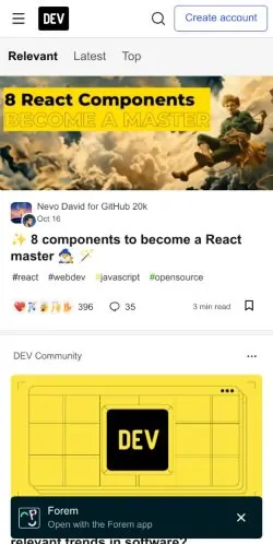 Frame #11 - dev.to