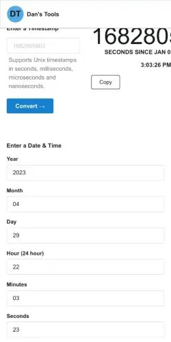 Frame #15 - www.unixtimestamp.com