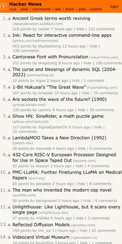 Frame #9 - news.ycombinator.com